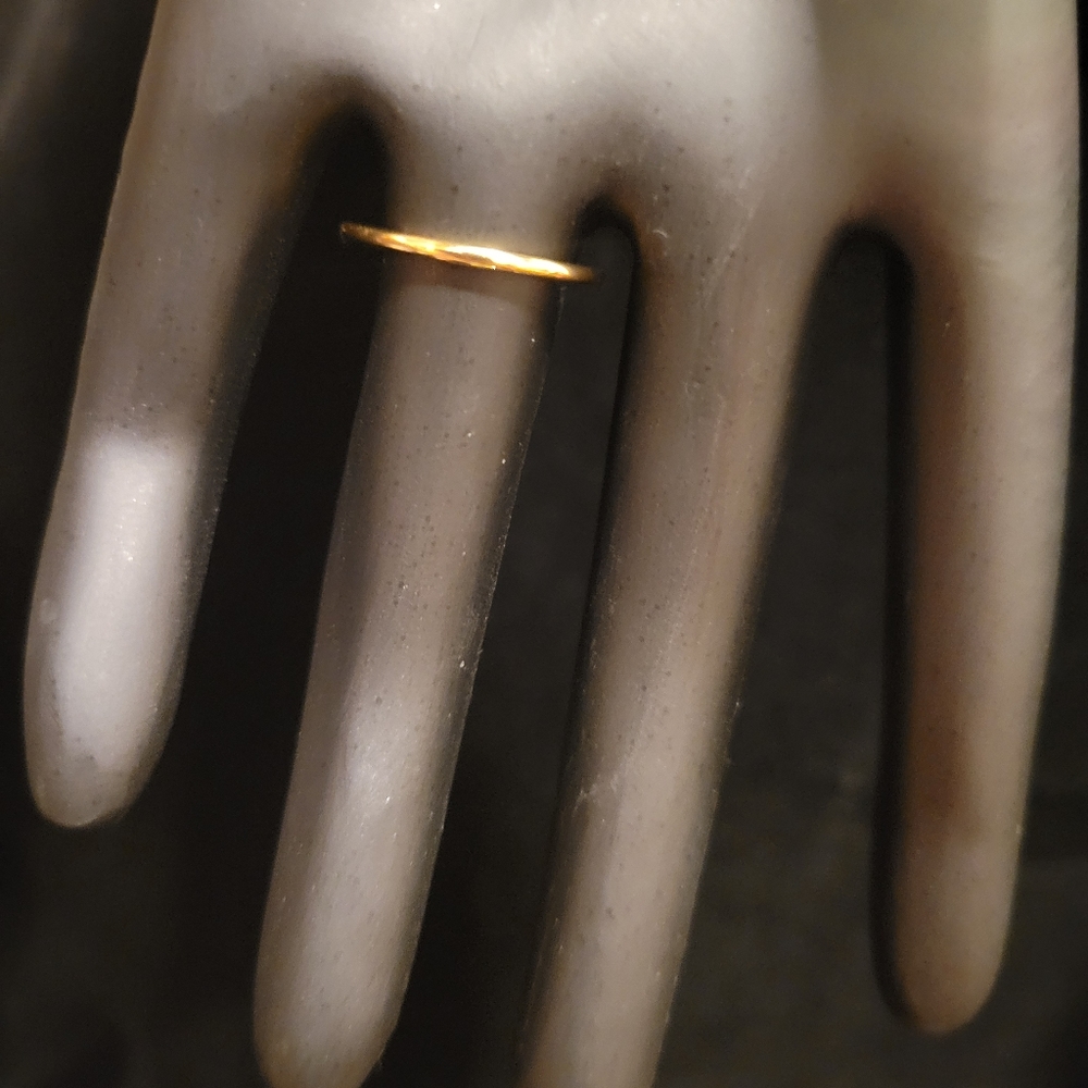 2/$20 Celestial Gold Crescent Moon Ring - Picture 3 of 4
